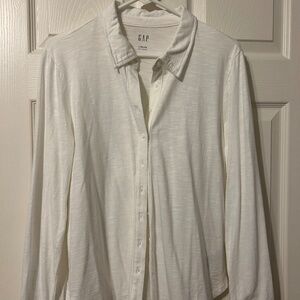Gap Long sleeve button knit shirt